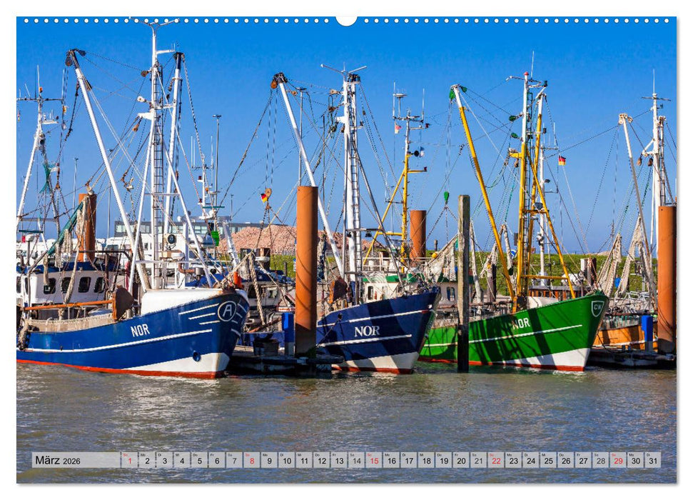 Norden-Norddeich. Maritime Orte mit Flair (CALVENDO Wandkalender 2026)