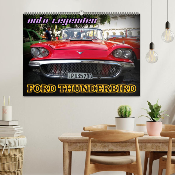 Auto-Legenden: FORD THUNDERBIRD (CALVENDO Wandkalender 2026)
