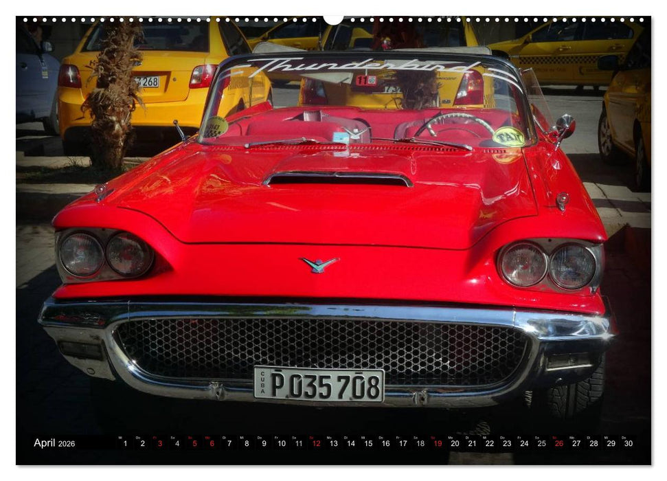 Auto-Legenden: FORD THUNDERBIRD (CALVENDO Wandkalender 2026)