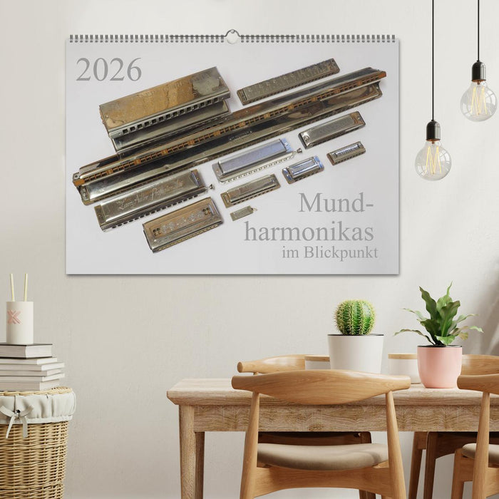 Mundharmonikas im Blickpunkt (CALVENDO Wandkalender 2026)