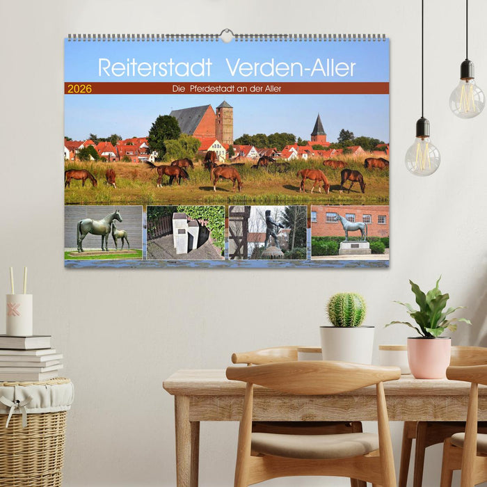 Reiterstadt Verden - Aller (CALVENDO Wandkalender 2026)