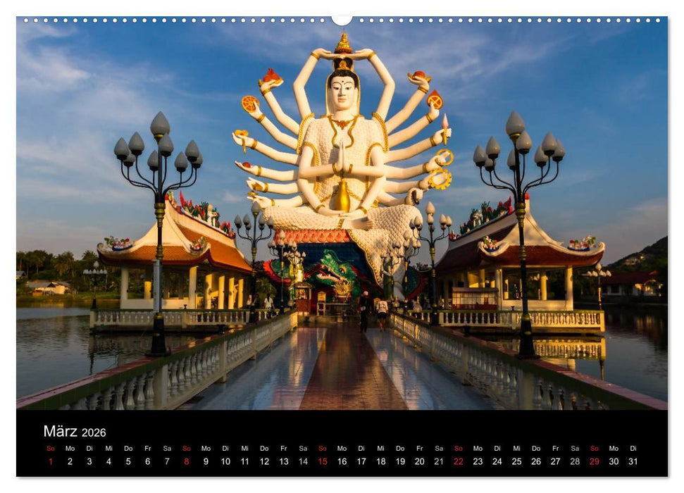 Koh Samui im Sonnenlicht (CALVENDO Wandkalender 2026)
