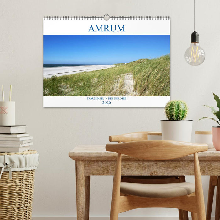 Amrum – Trauminsel in der Nordsee (CALVENDO Wandkalender 2026)