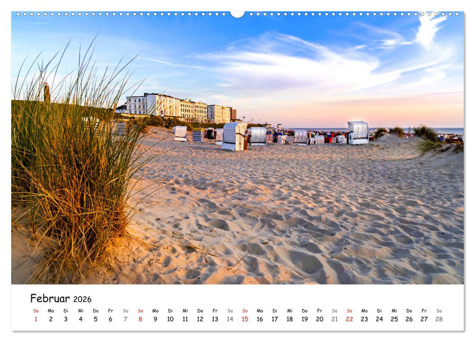 Borkum, bezaubernde Nordseeinsel (CALVENDO Premium Wandkalender 2026)