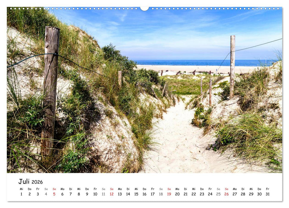 Borkum, bezaubernde Nordseeinsel (CALVENDO Premium Wandkalender 2026)