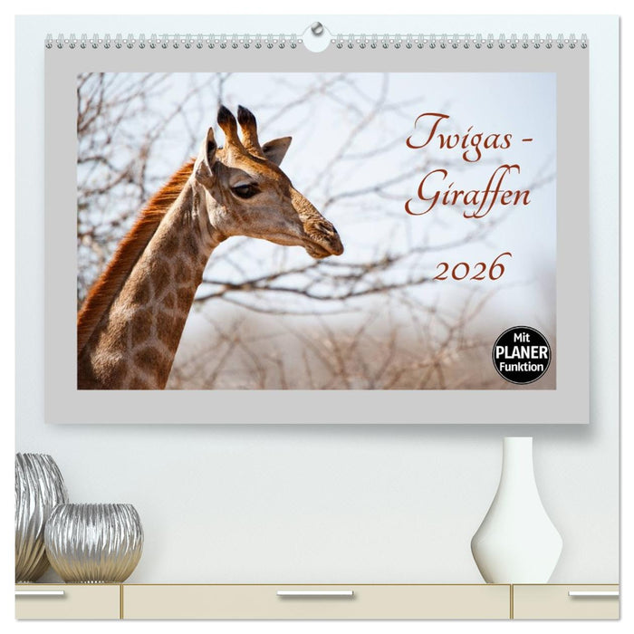 Twigas - Giraffen (CALVENDO Premium Wandkalender 2026)