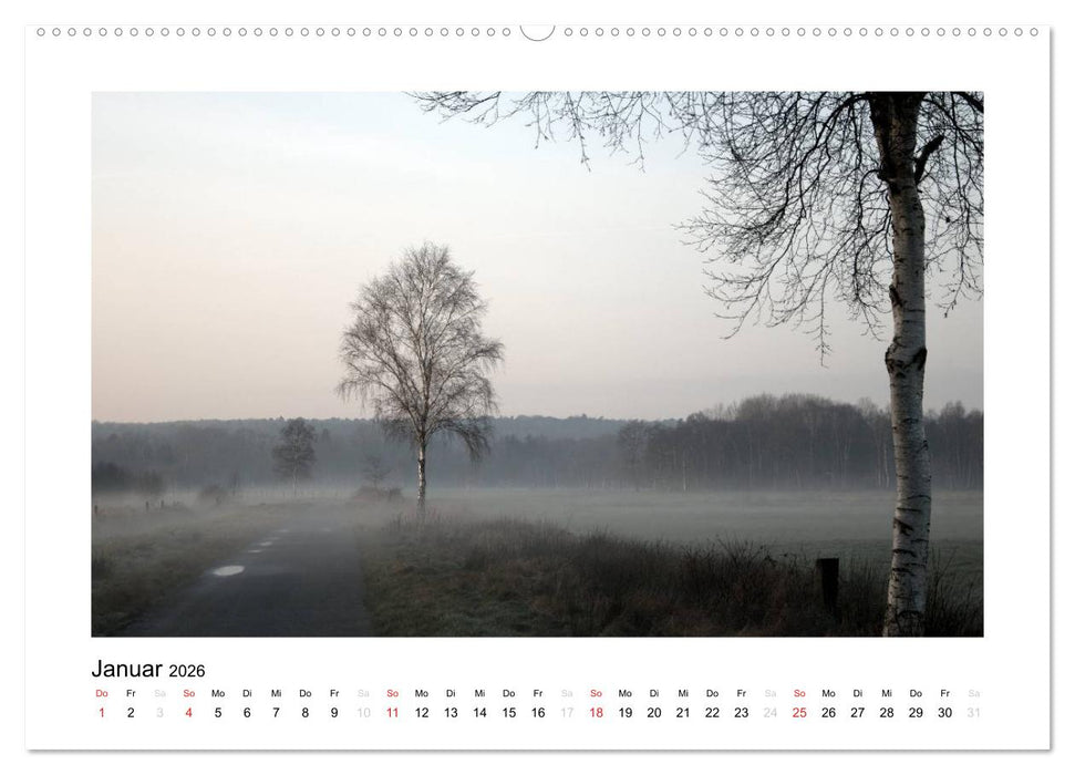 Winter im Teufelsmoor (CALVENDO Premium Wandkalender 2026)