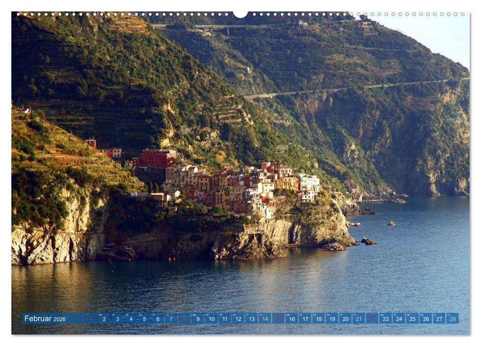 Wege durch die Cinque Terre (CALVENDO Premium Wandkalender 2026)