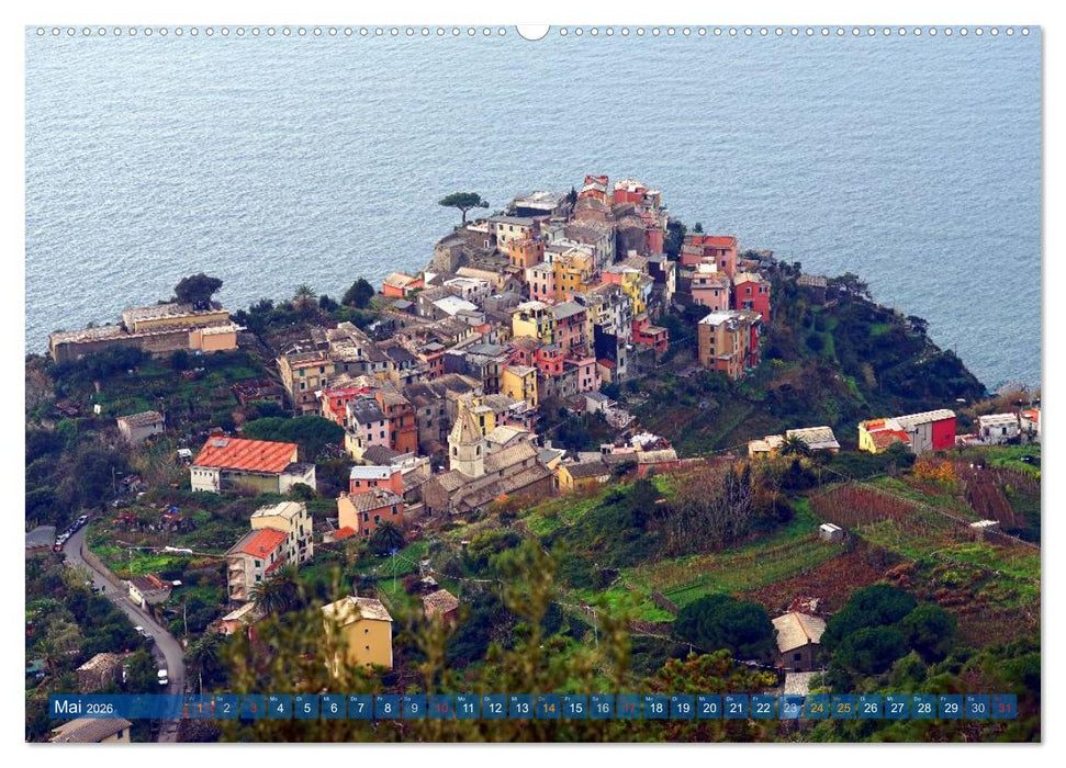 Wege durch die Cinque Terre (CALVENDO Premium Wandkalender 2026)