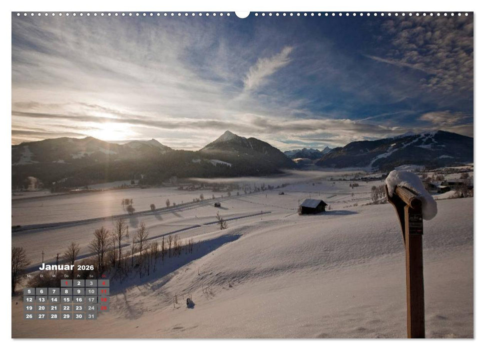 Die weiten Täler im Salzburger Land (CALVENDO Premium Wandkalender 2026)