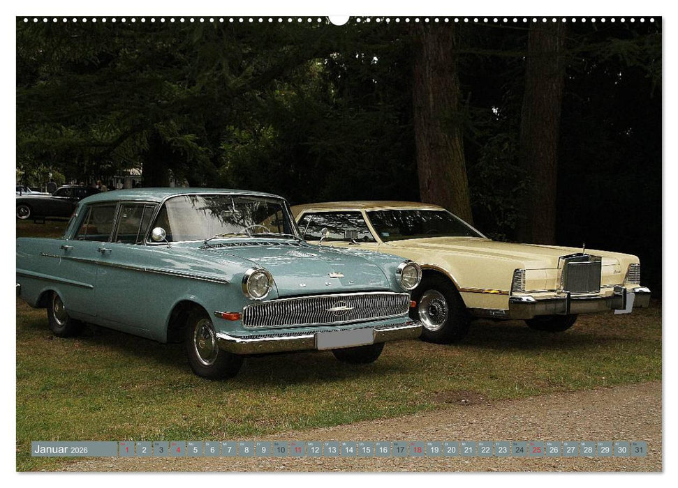 Oldtimer vergangenger Jahrzehnte (CALVENDO Premium Wandkalender 2026)