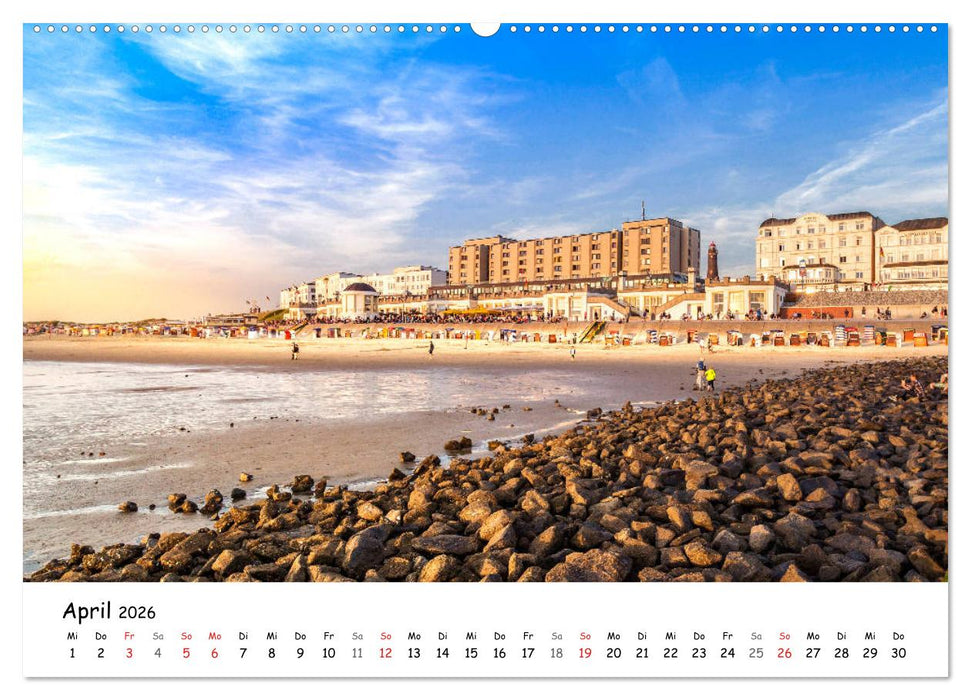 Borkum, bezaubernde Nordseeinsel (CALVENDO Wandkalender 2026)