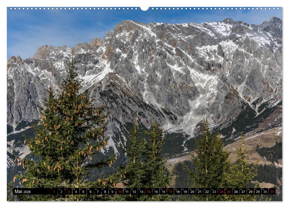 HOCHKÖNIG - Gipfel der Salzburger Alpen (CALVENDO Premium Wandkalender 2026)