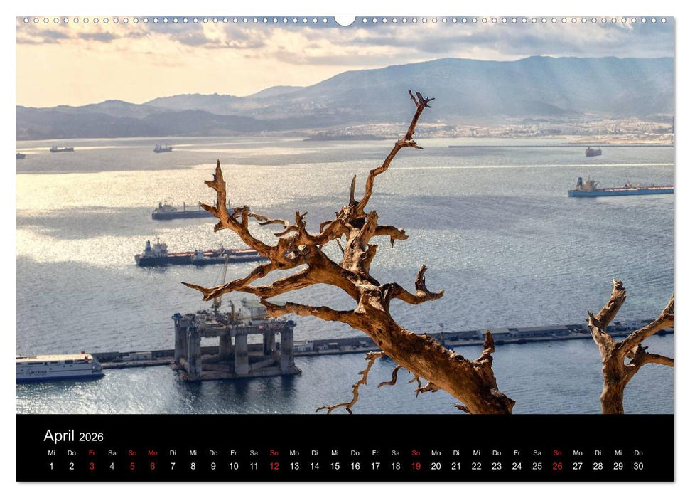 Gibraltar - der Affenfelsen (CALVENDO Premium Wandkalender 2026)