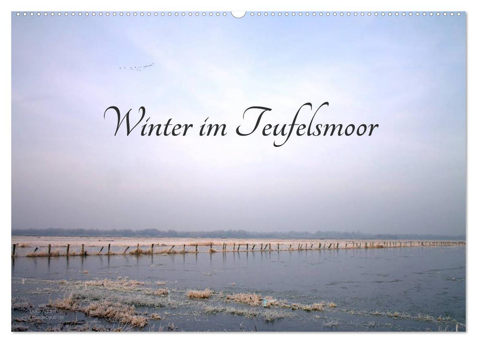Winter im Teufelsmoor (CALVENDO Wandkalender 2026)