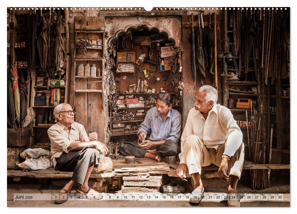 Alltag in Indien (CALVENDO Premium Wandkalender 2026)