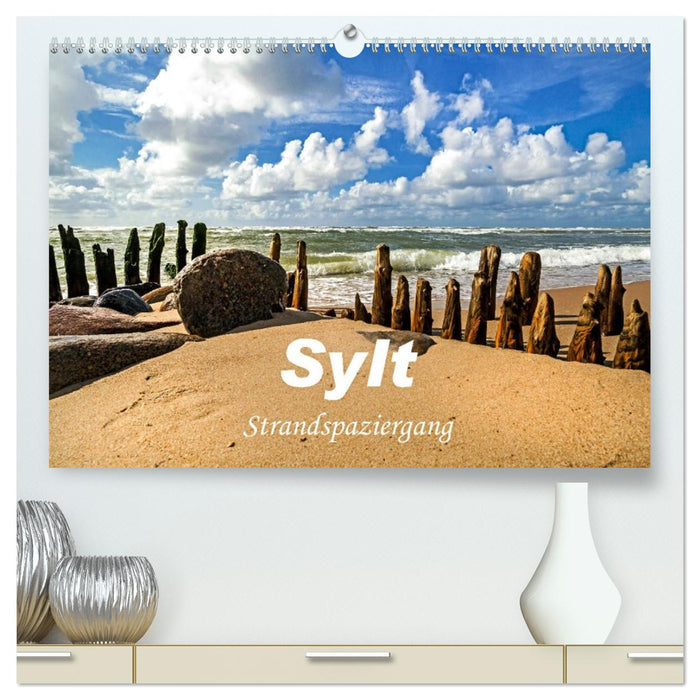 Sylt - Strandspaziergang (CALVENDO Premium Wandkalender 2026)