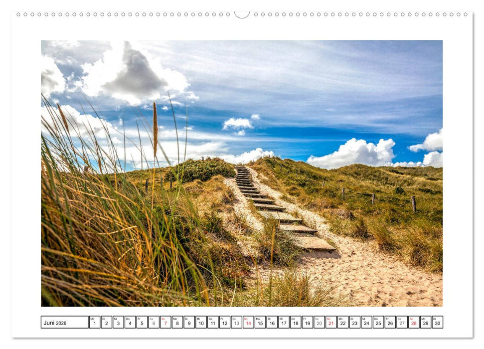 Sylt - Strandspaziergang (CALVENDO Premium Wandkalender 2026)