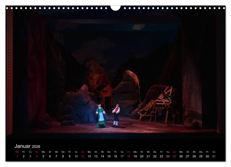 Bühnenbildmodelle (CALVENDO Wandkalender 2026)