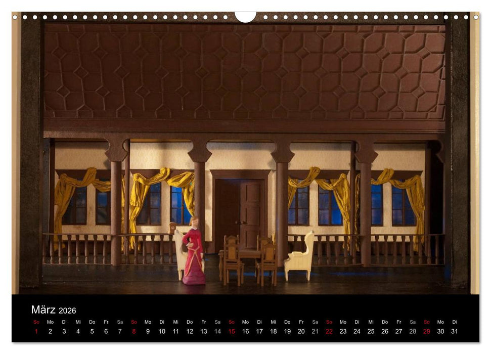 Bühnenbildmodelle (CALVENDO Wandkalender 2026)