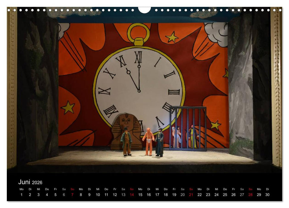 Bühnenbildmodelle (CALVENDO Wandkalender 2026)