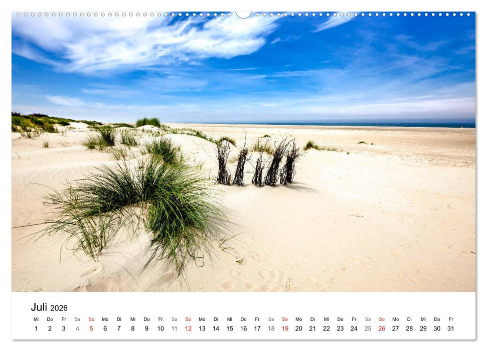 Borkum - Inselblicke (CALVENDO Premium Wandkalender 2026)
