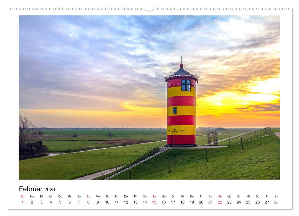 OSTFRIESLAND Strand und Mee(h)r (CALVENDO Premium Wandkalender 2026)