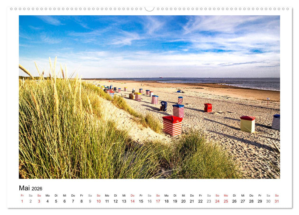 OSTFRIESLAND Strand und Mee(h)r (CALVENDO Premium Wandkalender 2026)