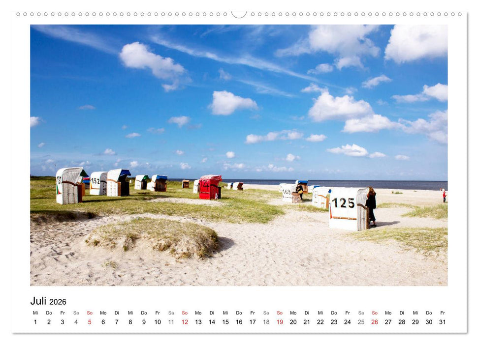 OSTFRIESLAND Strand und Mee(h)r (CALVENDO Premium Wandkalender 2026)