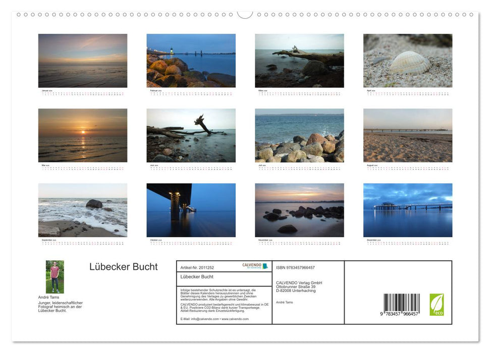 Lübecker Bucht (CALVENDO Premium Wandkalender 2026)