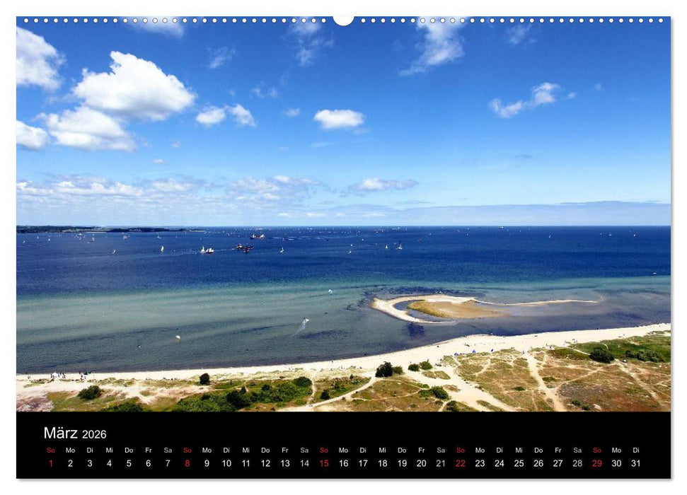 Malerische Kieler Förde (CALVENDO Wandkalender 2026)