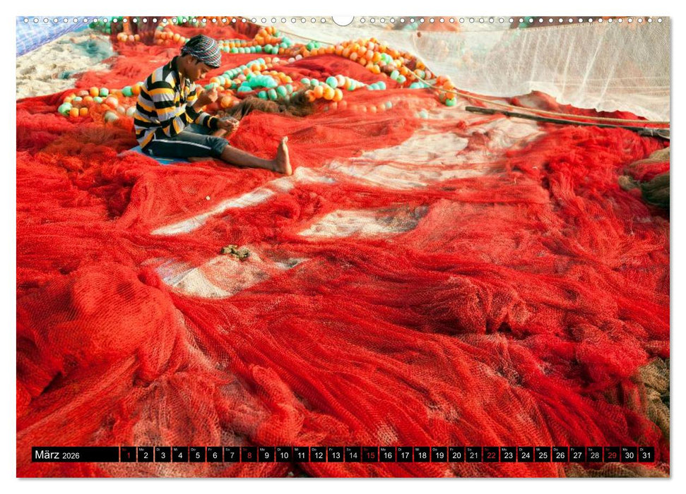 Farbenfrohes aus Indien (CALVENDO Premium Wandkalender 2026)