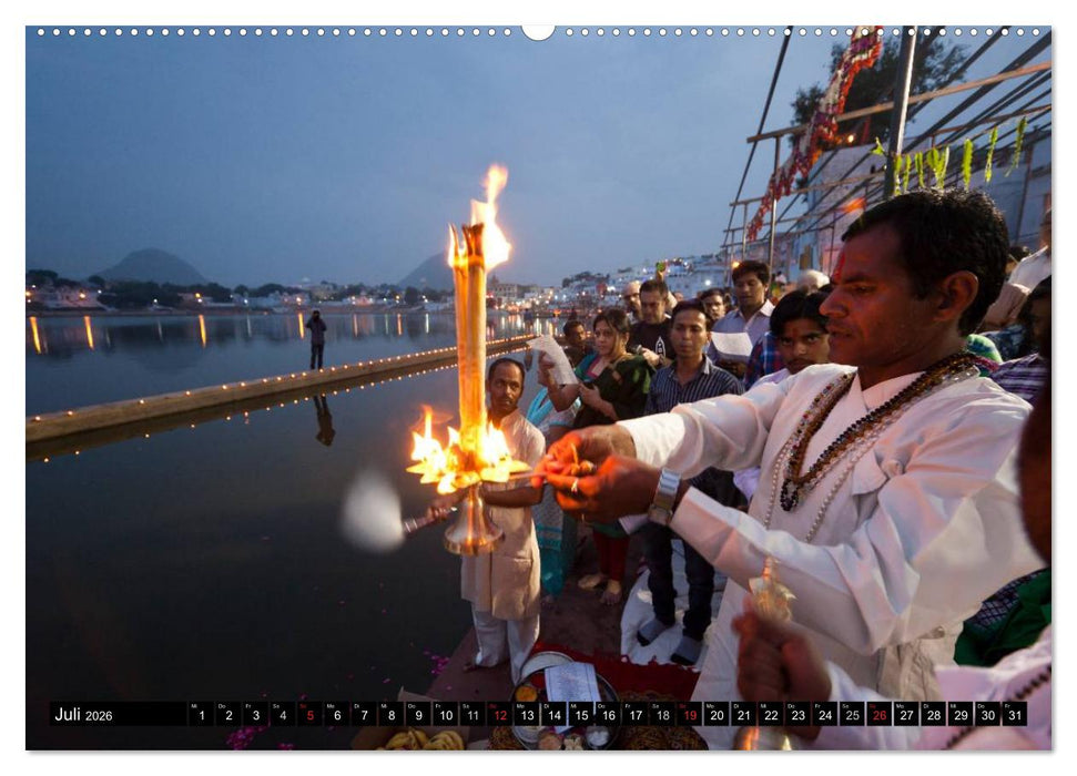 Farbenfrohes aus Indien (CALVENDO Premium Wandkalender 2026)