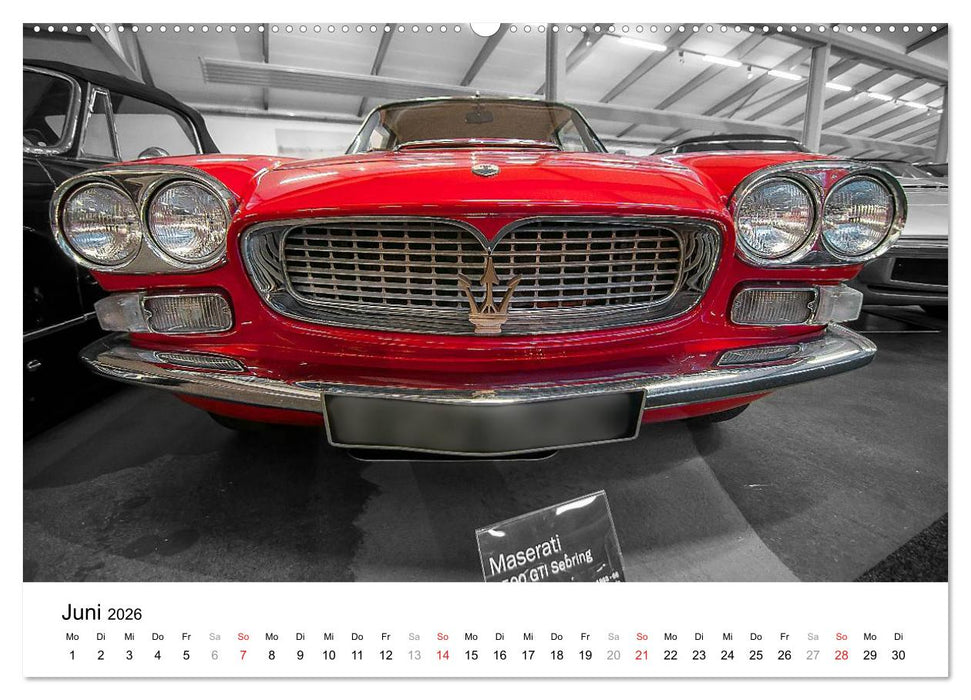 Classic Dream Cars (CALVENDO Premium Wandkalender 2026)