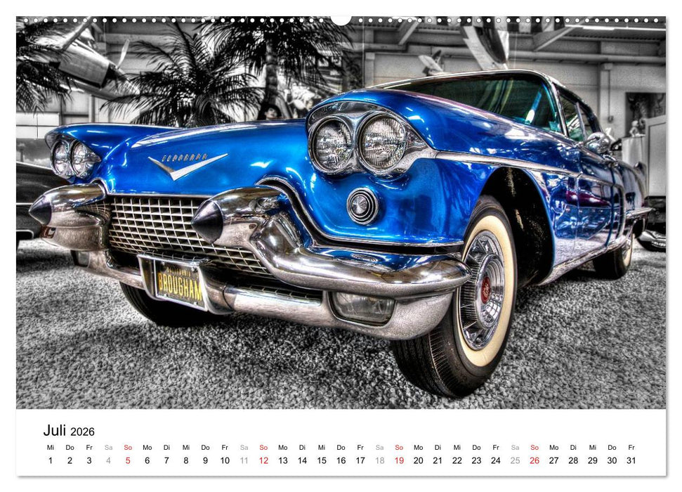 Classic Dream Cars (CALVENDO Premium Wandkalender 2026)