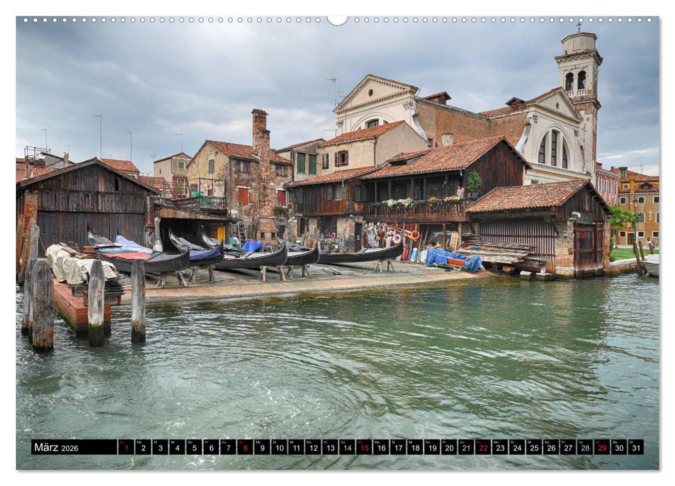 Venedig - Der andere Blick (CALVENDO Premium Wandkalender 2026)