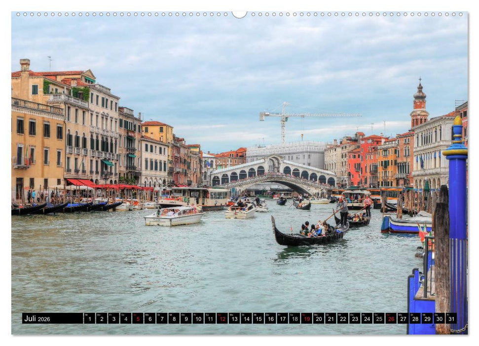 Venedig - Der andere Blick (CALVENDO Premium Wandkalender 2026)