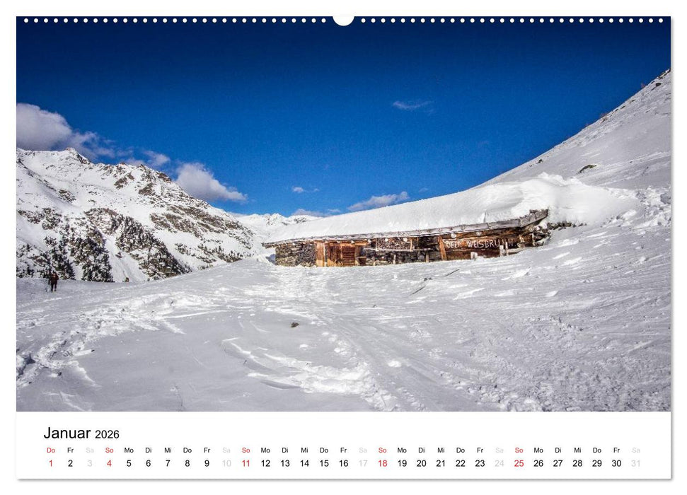 Almen im Ultental (CALVENDO Premium Wandkalender 2026)