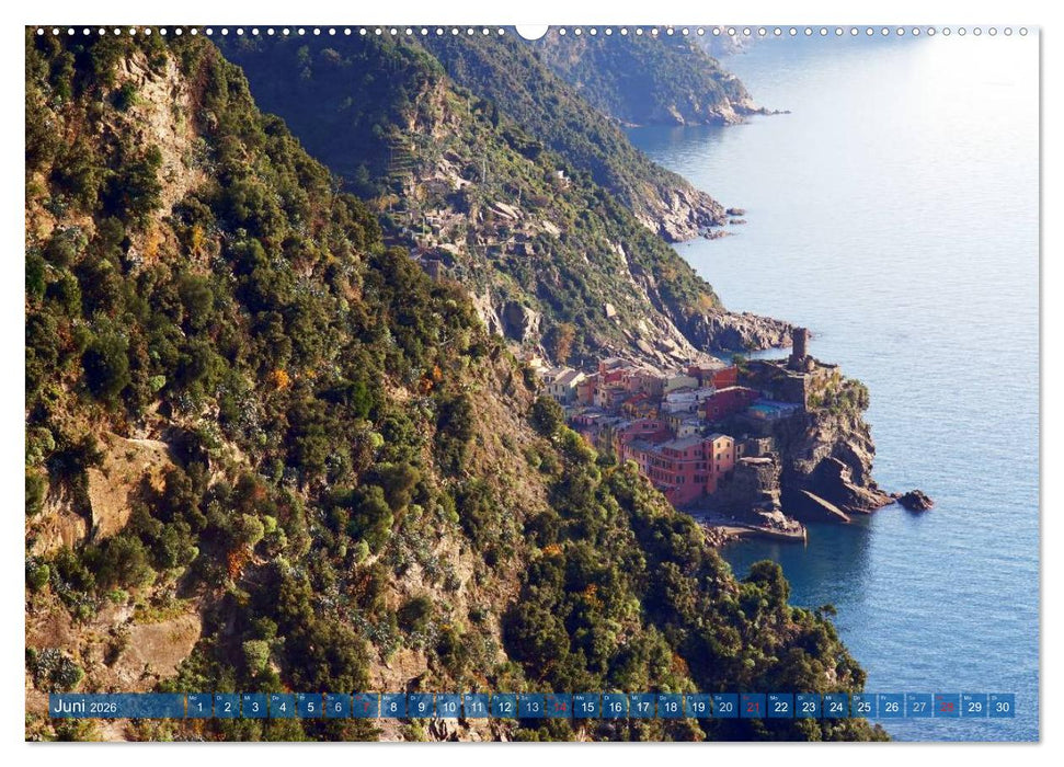 Wege durch die Cinque Terre (CALVENDO Wandkalender 2026)