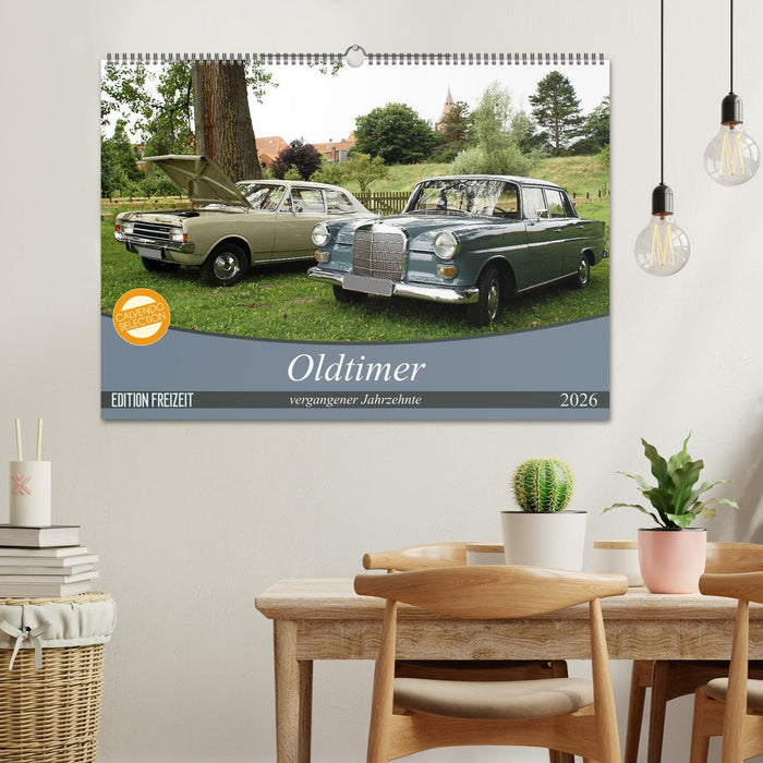 Oldtimer vergangenger Jahrzehnte (CALVENDO Wandkalender 2026)
