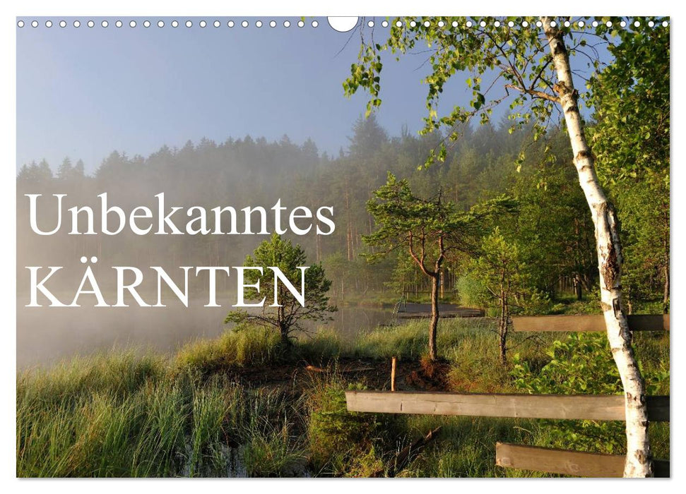 Unbekanntes Kärnten (CALVENDO Wandkalender 2026)