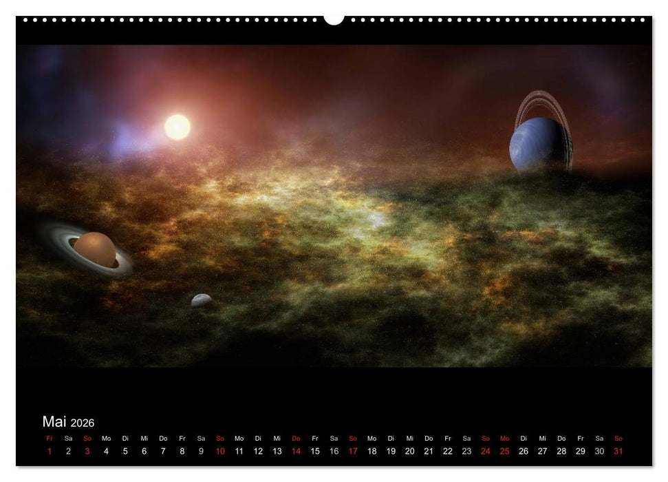 Kosmische Panoramen (CALVENDO Wandkalender 2026)