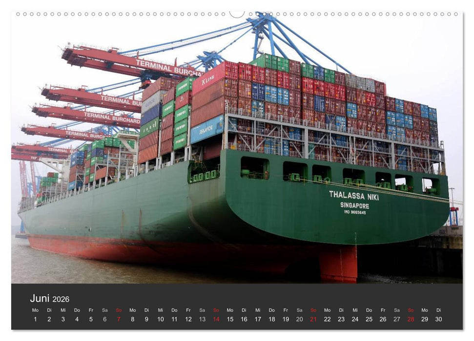 Hafen Hamburg 2026 (CALVENDO Wandkalender 2026)