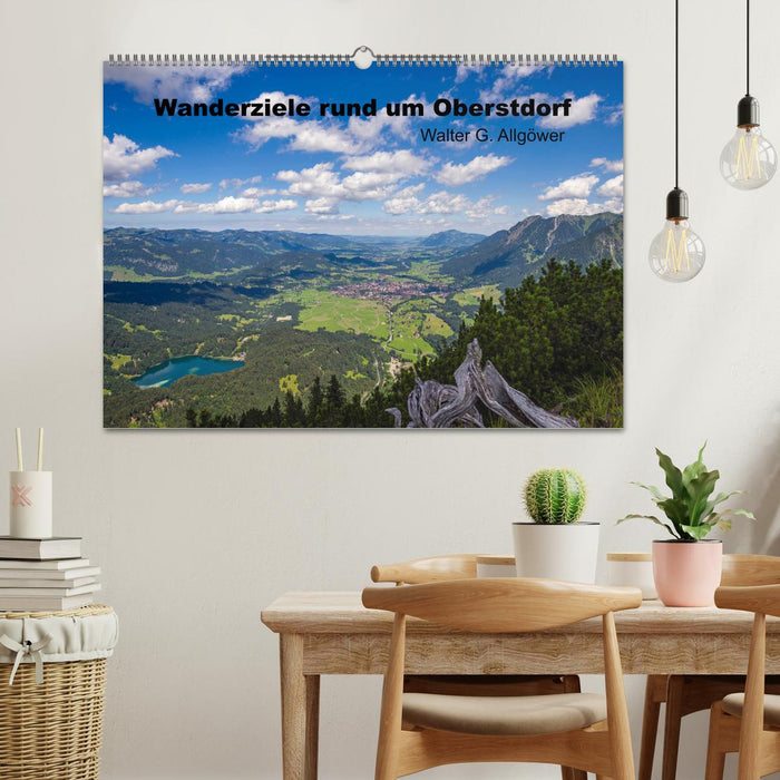 Wanderziele rund um Oberstdorf (CALVENDO Wandkalender 2026)