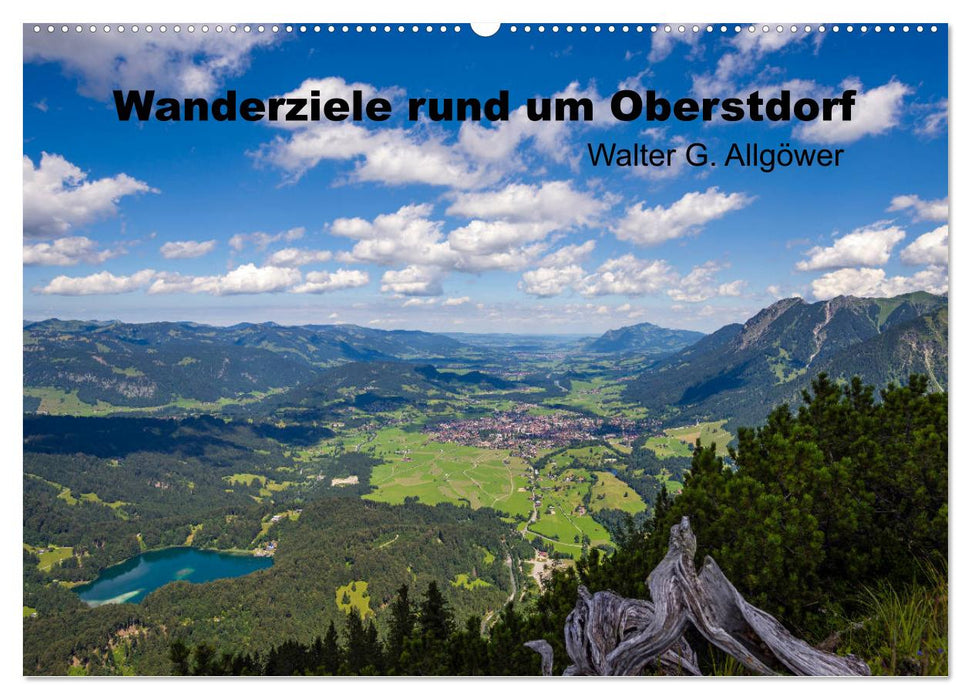Wanderziele rund um Oberstdorf (CALVENDO Wandkalender 2026)