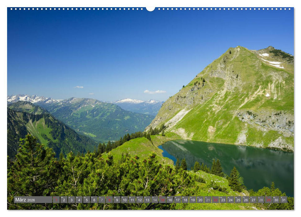 Wanderziele rund um Oberstdorf (CALVENDO Wandkalender 2026)