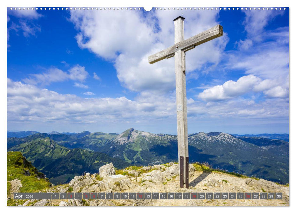 Wanderziele rund um Oberstdorf (CALVENDO Wandkalender 2026)