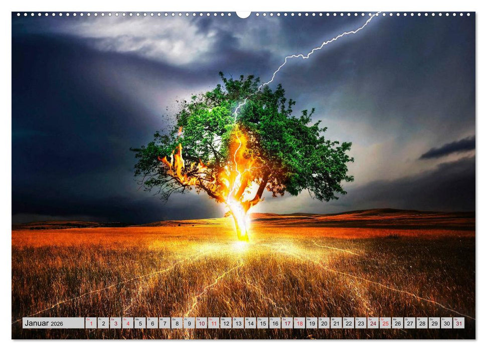 Surrealer Traum (CALVENDO Premium Wandkalender 2026)
