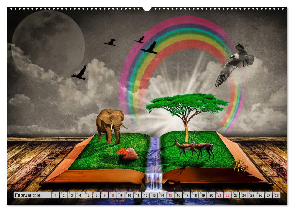 Surrealer Traum (CALVENDO Premium Wandkalender 2026)