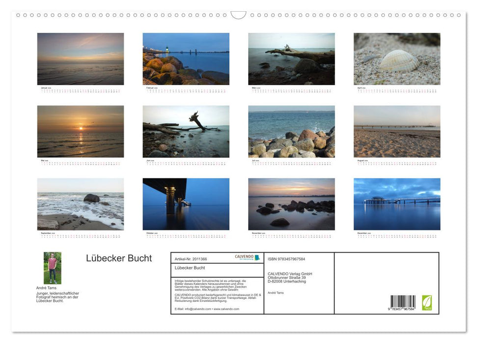 Lübecker Bucht (CALVENDO Wandkalender 2026)